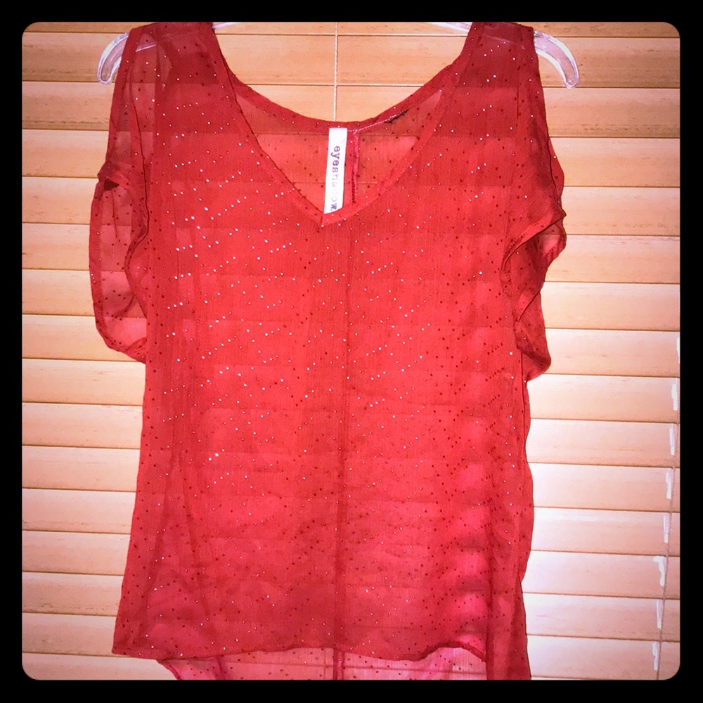 Cute sheer top
